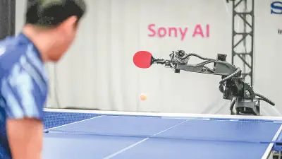 সনির রোবট এইস টেবিল টেনিসে পেশাদারদের হারাচ্ছে