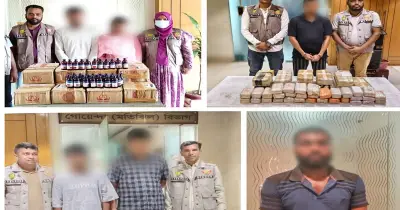 রাজধানীতে অভিযান: ৮ কেজি হেরোইনসহ ৬ মাদক কারবারি গ্রেফতার