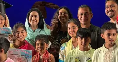 প্রধানমন্ত্রী তারেক রহমান পরিবার নিয়ে উপভোগ করলেন শিশুতোষ নাটক কবি চিতাবাঘ