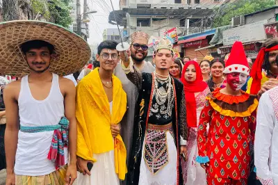 বৈশাখী উৎসবে মাতোয়ারা দেশ: বর্ণিল শোভাযাত্রা ও সাংস্কৃতিক আয়োজনে মুখর