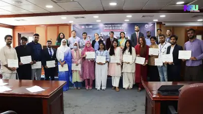 মানব পাচার ও অভিবাসী চোরাচালান বিষয়ক সার্টিফিকেট কোর্সের সনদ বিতরণ সম্পন্ন