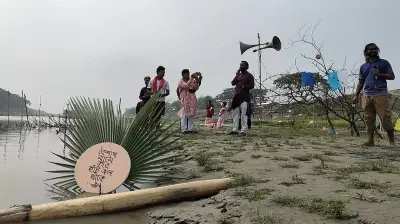 ব্রহ্মপুত্র নদ বাঁচাতে বৈশাখী অনুষ্ঠানে কবিতা-গানে প্রতিবাদ, খনন প্রকল্পে দীর্ঘসূত্রিতা