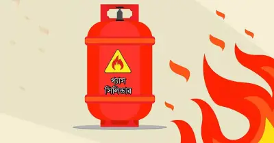 বরিশালে গ্যাস সিলিন্ডার বিস্ফোরণে বাবা-ছেলে আহত, হাসপাতালে ভর্তি