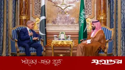 পাকিস্তানের প্রধানমন্ত্রী শাহবাজ শরিফের সৌদি যুবরাজ মোহাম্মদ বিন সালমানের সঙ্গে জেদ্দায় সাক্ষাৎ