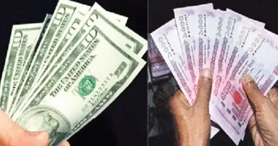 টাকার মানে অবনতি: মার্চ-এপ্রিলে ডলারের বিপরীতে ৪৫ পয়সা বেড়েছে দর