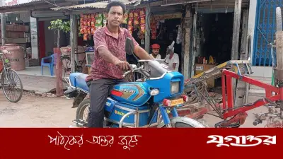 ঠাকুরগাঁওয়ের রতনের বৈদ্যুতিক বাইক: মাত্র ৫ টাকায় ১২০ কিলোমিটার পথ