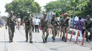 পশ্চিমবঙ্গ বিধানসভা নির্বাচন শুরু, কেন্দ্রীয় বাহিনীর টহল ও নিরাপত্তা জোরদার