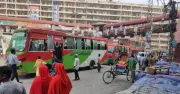 রামপুরা ব্রিজে বাস ভাড়া বাড়েনি, পুরোনো ভাড়ায় যাত্রী পরিবহন
