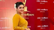 মেরিল প্রথম আলো পুরস্কারে পরীমনির হলুদ শাড়ি ও গয়না সাজ