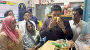 স্কুল পরিদর্শনে গিয়ে খাবারে গন্ধ, ল্যাবে স্যাম্পল পাঠালেন প্রতিমন্ত্রী