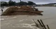 সুনামগঞ্জে মৌসুমের সর্বোচ্চ বৃষ্টিপাত, বাঁধ ভেঙে ফসলহানি