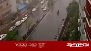 রাজধানীতে সকাল থেকেই মুষলধারে বৃষ্টি, দুর্ভোগে নগরবাসী