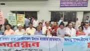 ভোজ্যতেলের বাজারে কারসাজি ও দাম বৃদ্ধির প্রতিবাদে ক্যাবের মানববন্ধন