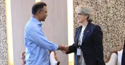 টেলিনর গ্রুপের সিইওর সঙ্গে প্রধানমন্ত্রী শেখ হাসিনার সৌহার্দ্যপূর্ণ সাক্ষাৎ