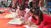 বৈশাখী উৎসবে শিশুদের মাতামাতি: চিত্রাঙ্কন, হাতের লেখা ও নাগরদোলার মেলা