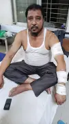 ফরিদপুরে কৃষক দল নেতা আমিন শরীফের ওপর চাঁদাবাজদের হামলা, গুরুতর জখম