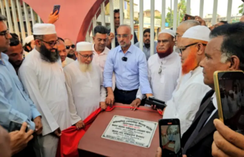 শোলাকিয়া ঈদগাহে দৃষ্টিনন্দন ফটক নির্মাণের উদ্বোধন