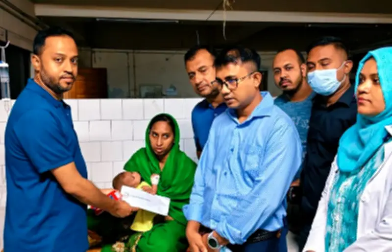 প্রধানমন্ত্রীর স্ত্রী জুবাইদা রহমানের নির্দেশে হামে আক্রান্ত শিশুর পাশে বিএনপি পরিবার