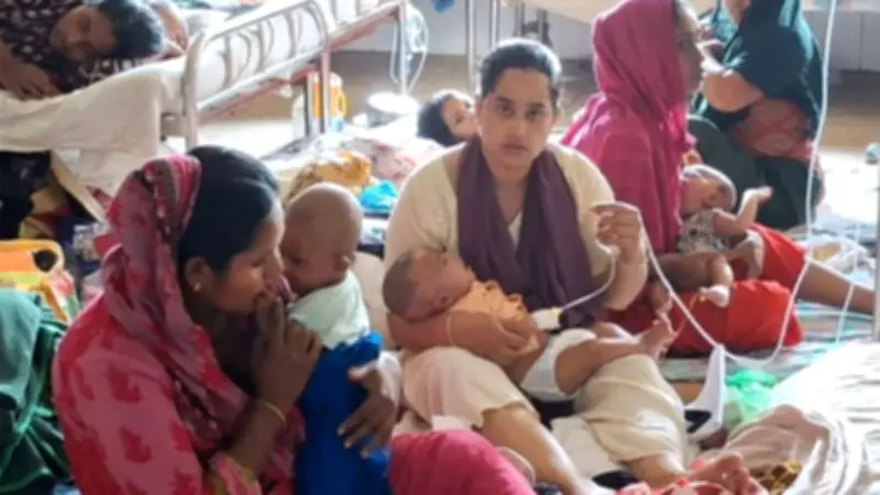 রূপগঞ্জে হামে ৯ মাসের শিশুর মৃত্যু, স্বাস্থ্য বিভাগের ৪৪৩ গাড়ি অচল