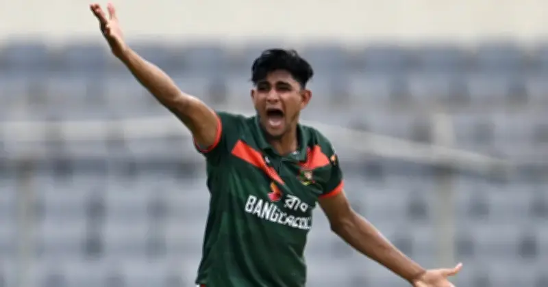 নাহিদ রানা আইসিসির মাসসেরা ক্রিকেটার নির্বাচিত