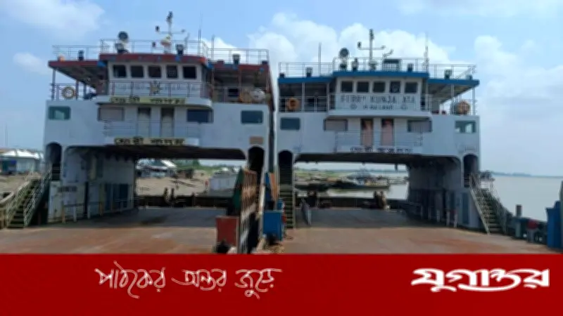ছয় মাস পর চিলমারী-রৌমারী রুটে ফেরি চলাচল শুরু