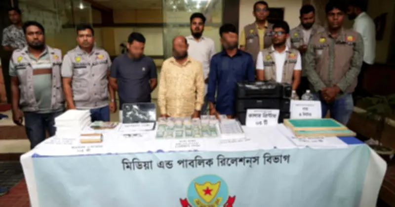 উত্তরা ও গাজীপুরে জাল টাকাসহ তিনজন গ্রেফতার