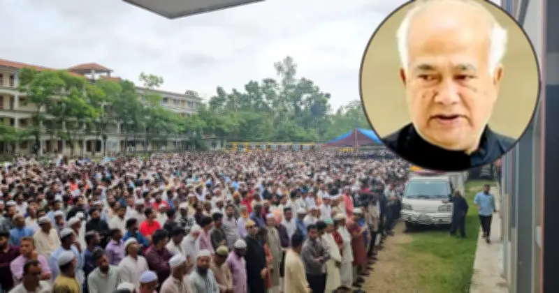 সাবেক মন্ত্রী মোশাররফ হোসেনের রাষ্ট্রীয় মর্যাদায় দাফন সম্পন্ন