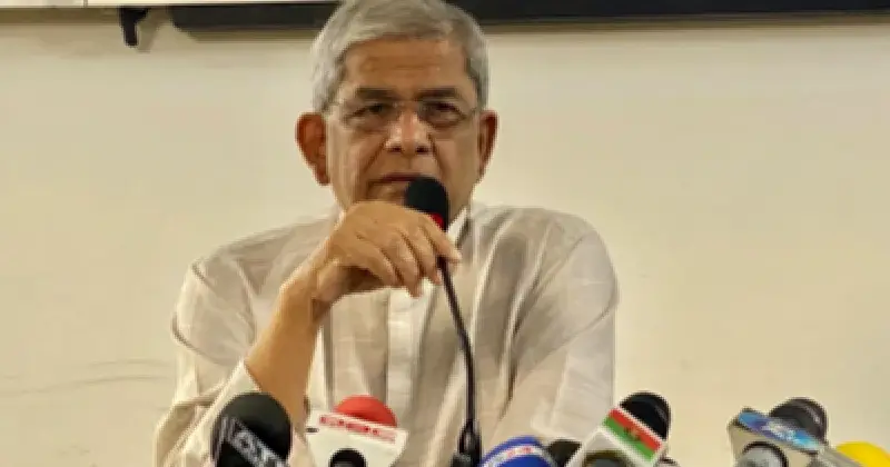 ফারাক্কা বাঁধের কারণে পানি বঞ্চিত বাংলাদেশ: মির্জা ফখরুল
