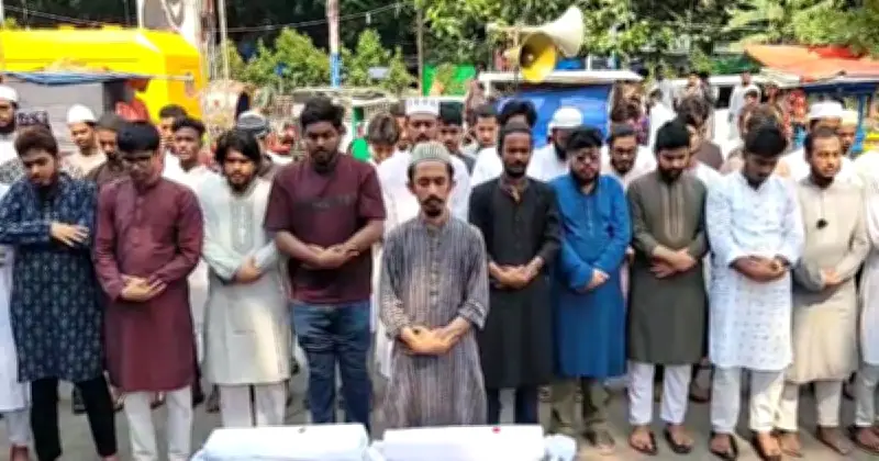 হামে শিশু মৃত্যু ৪৫১, শাহবাগে গায়েবানা জানাজা