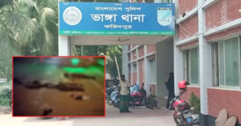ভাঙ্গায় বাসচাপায় বাবা-ছেলে নিহত, ট্রাক মেরামতের সময় দুর্ঘটনা