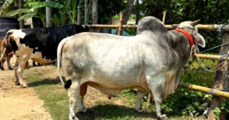 বিসিএস ক্যাডার নামের ষাঁড়টির দাম ১৪ লাখ ৫০ হাজার টাকা