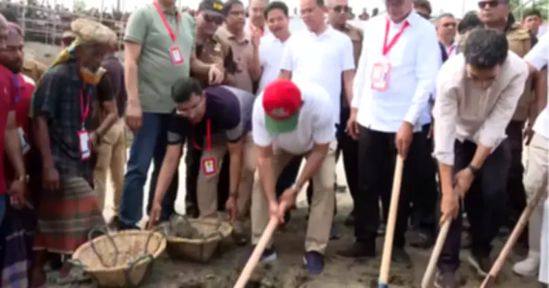 তারেক রহমানের উদ্যোগে ঐতিহাসিক খোড়দো খাল পুনঃখনন শুরু