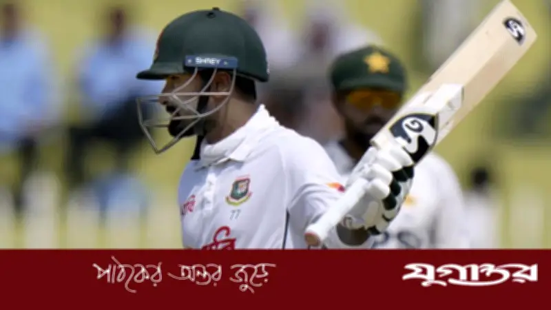 ব্যাটিং বিপর্যয়ের দিনে লিটনের সেঞ্চুরি