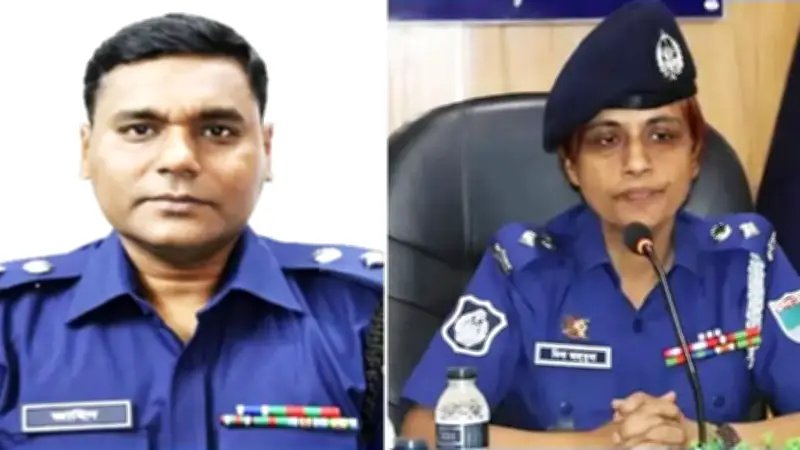 রমনায় নতুন ডিসি জাহিদুল, ট্রাফিকে মিনা মাহমুদ