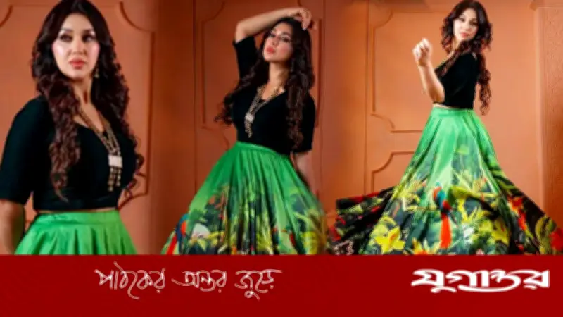 শান্ত থাক এবং রাজমুকুট পরিধান কর: অপু বিশ্বাসের নতুন লুক ভাইরাল