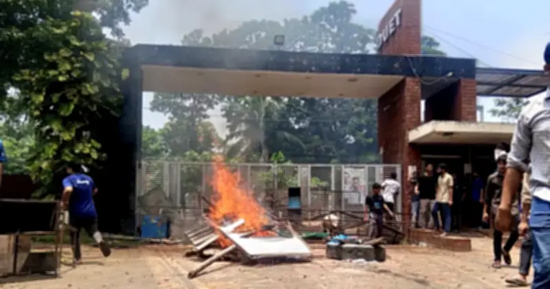 ডুয়েটে উপাচার্য নিয়োগকে কেন্দ্র করে সংঘর্ষ, আহত ১৫