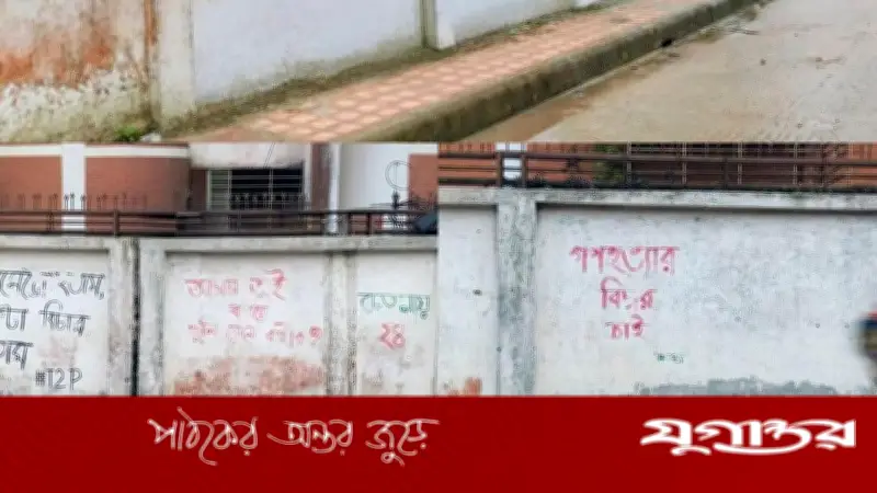 জুলাই গ্রাফিতি মুছে ফেলা নিয়ে উত্তপ্ত নজরুল বিশ্ববিদ্যালয় ক্যাম্পাস