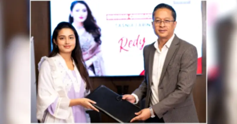 তাসনিয়া ফারিণের সঙ্গে ‘রেডি’র নতুন প্রচারণা