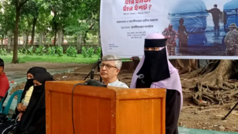 আরাকান আর্মির হাতে আটক স্বামী, সেন্ট মার্টিনের সানজিদার কান্না
