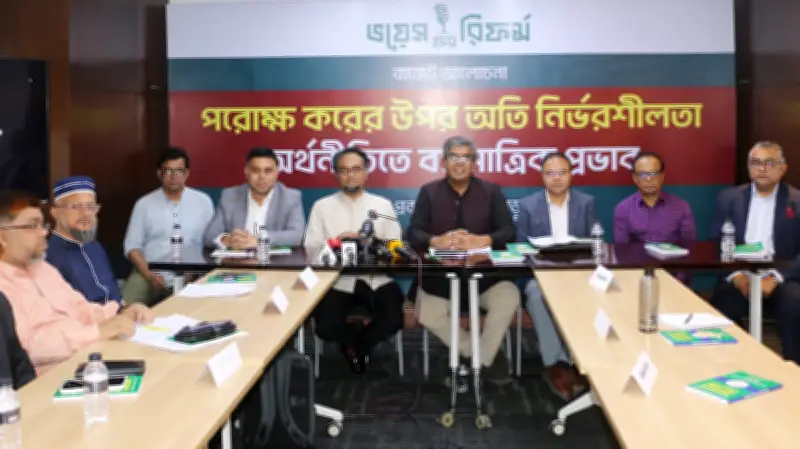 পরোক্ষ করের অতিনির্ভরশীলতায় অর্থনীতিতে নেতিবাচক প্রভাব