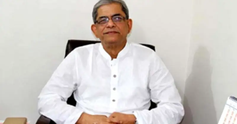 রাজধানীর জলাবদ্ধতা স্থায়ী সমাধানে নির্দেশনা মির্জা ফখরুলের