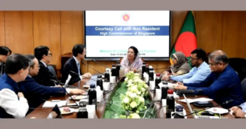 বাংলাদেশের বিমানবন্দর উন্নয়নে সিঙ্গাপুরের আগ্রহ
