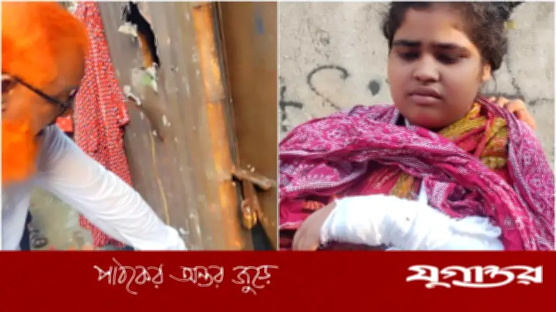 ভাত না পেয়ে ৭ ঘর ভাঙচুর, শিশুসহ ৫ জনকে কুপিয়ে জখম
