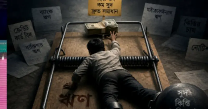 সহজ ঋণের ফাঁদে আটকা পড়ছে হাজারো পরিবার, বাড়ছে আর্থিক সংকট