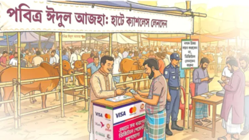 কোরবানির হাটে ডিজিটাল লেনদেনের জনপ্রিয়তা বাড়ছে
