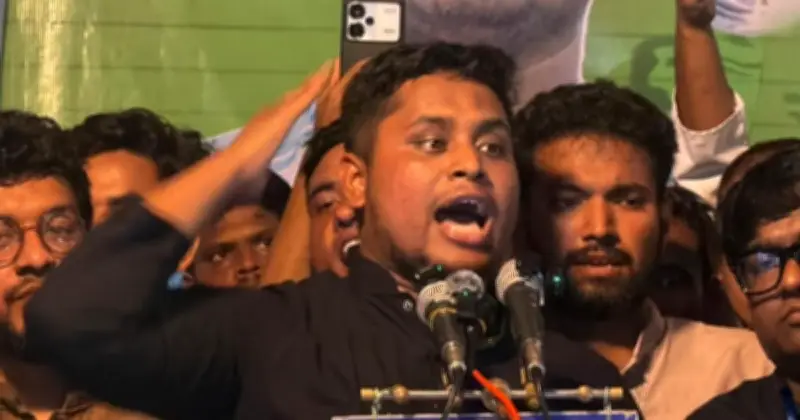 ন্যায়বিচার চেয়ে জাস্টিস কার্ড দাবি হাসনাত আব্দুল্লাহর