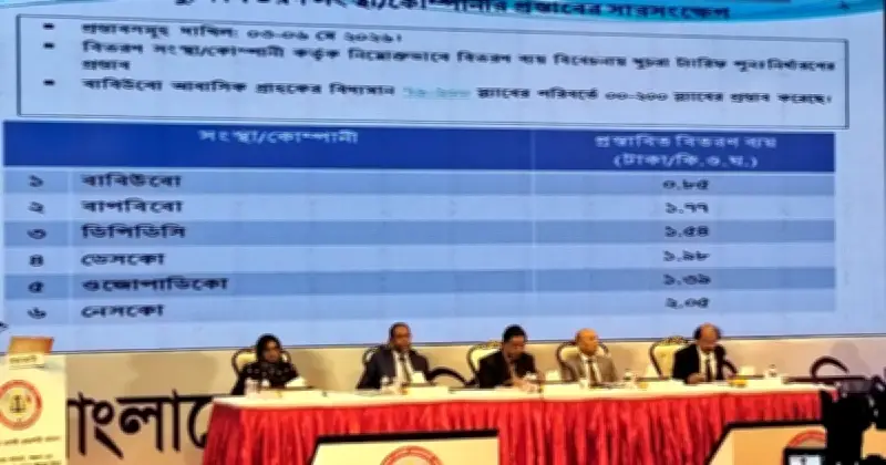 গ্রাহক পর্যায়ে বিদ্যুৎ মূল্যবৃদ্ধির প্রস্তাবে গণশুনানি শুরু