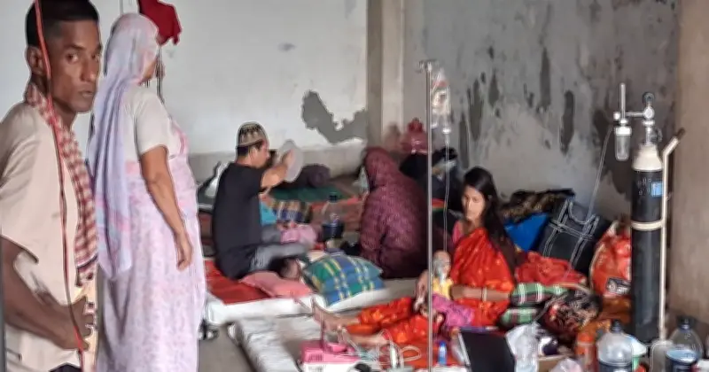 সংক্রামক রোগ হাসপাতালে চরম ভিড়, অস্বাস্থ্যকর পরিবেশ