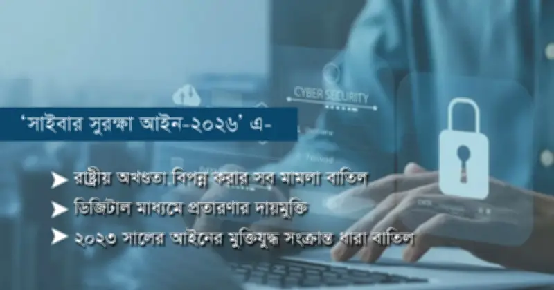 মুক্তিযুদ্ধ ও জাতীয় পতাকা অবমাননার মামলা বাতিল, দায়মুক্তি সাইবার সুরক্ষা আইনে
