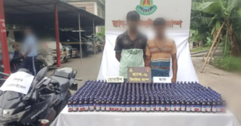 মহেশপুরে র্যাবের অভিযানে দুই মাদক কারবারি গ্রেপ্তার, বিপুল পরিমাণ মাদক উদ্ধার